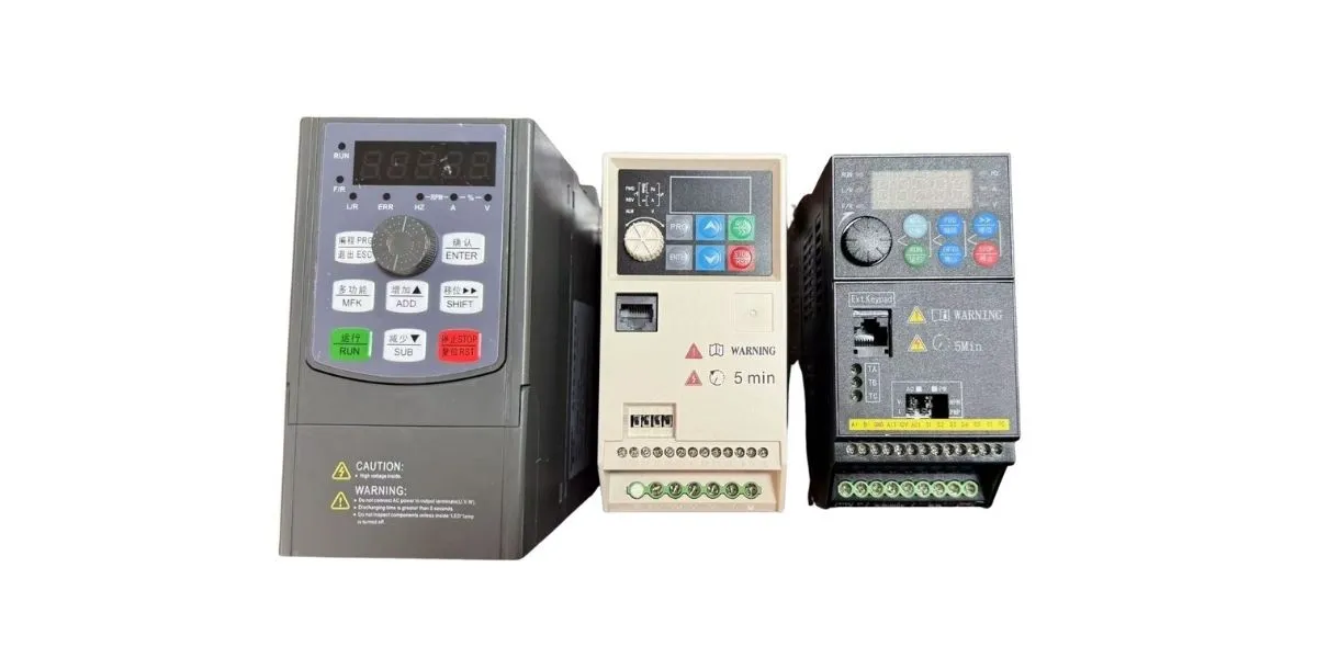 VFD Control Methods Comparison Diagram