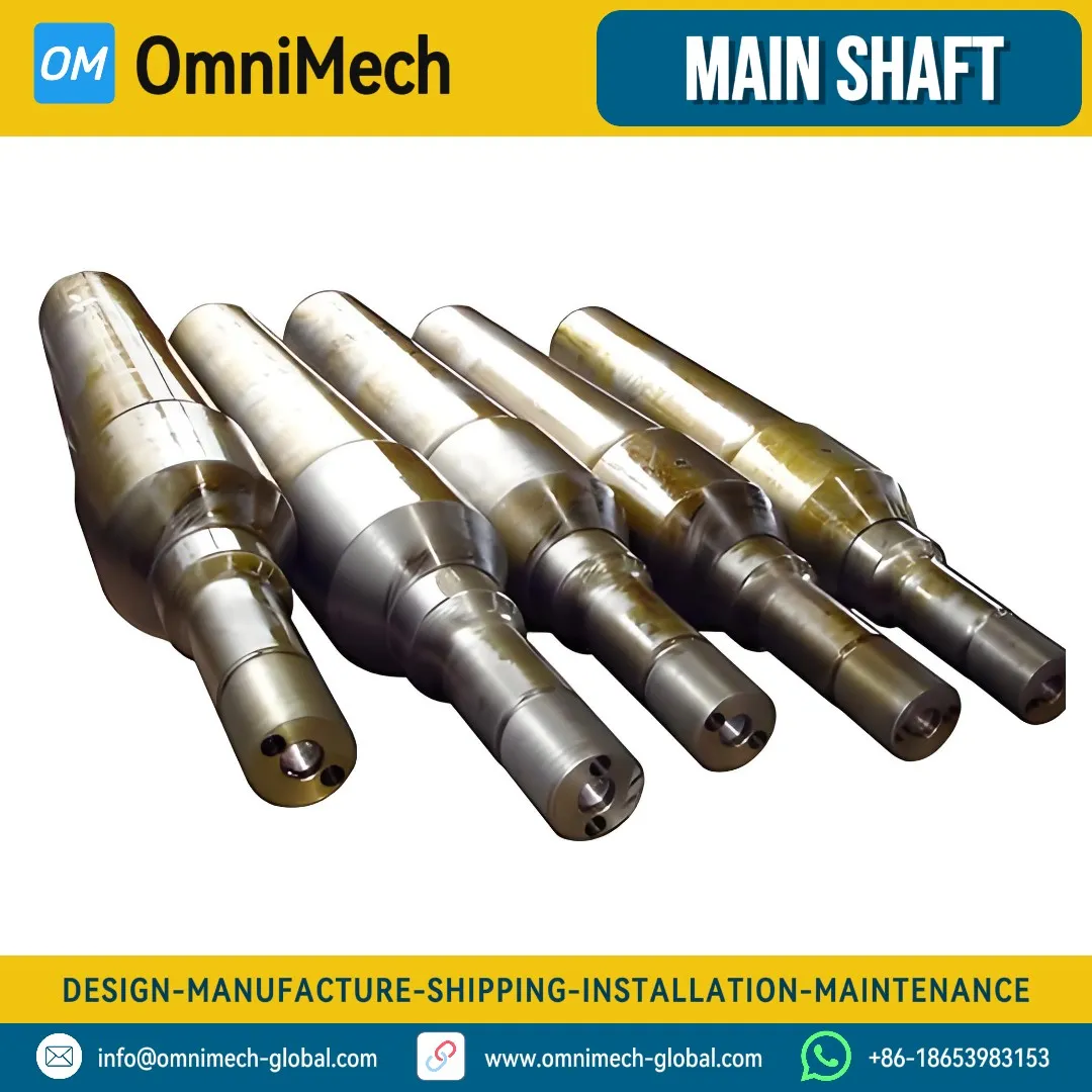 Main Shaft for GP Series Cone Crusher-Cone Crusher Parts-42CrMo / 40CrNiMo / Forged Alloy Steel - View 2