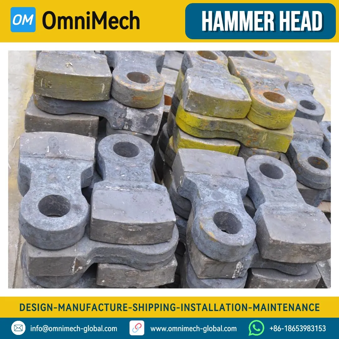 Bimetal Composite Chrome Manganese Hammer-Hammer Crusher Parts-High Chrome Alloy Face + Mn Steel Body - View 2