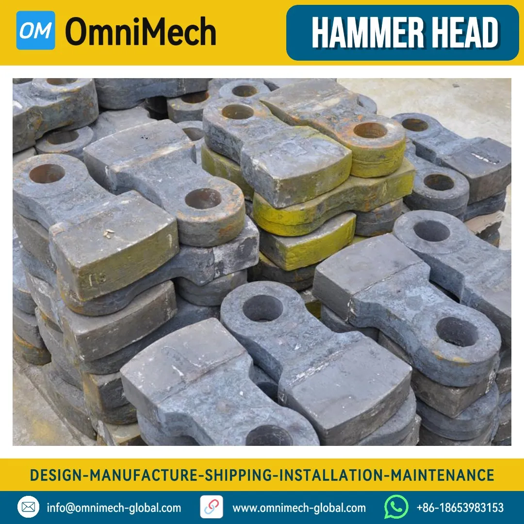 Bimetal Composite Chrome Manganese Hammer-Hammer Crusher Parts-High Chrome Alloy Face + Mn Steel Body - View 3