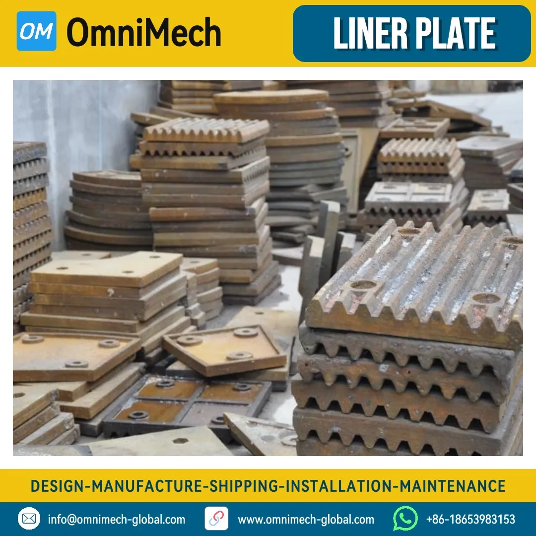 Replaceable Inner Liner for Hammer Crusher-Hammer Crusher Parts-Mn13Cr2 / Mn18Cr2 Manganese Steel