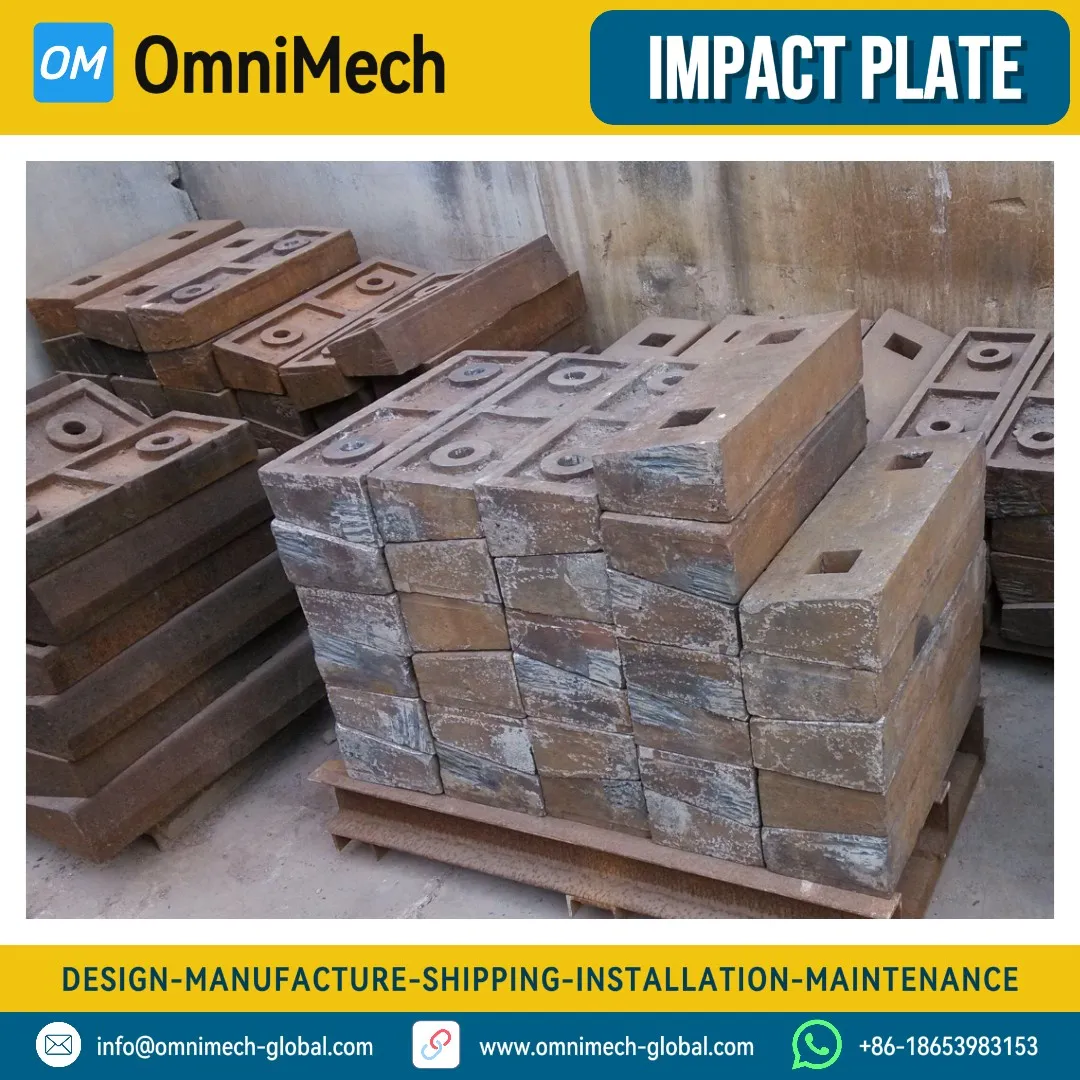 Replaceable Apron Liner for Impact Crusher-Impact Crusher Parts-Mn13Cr2 / Mn18Cr2 Manganese Steel