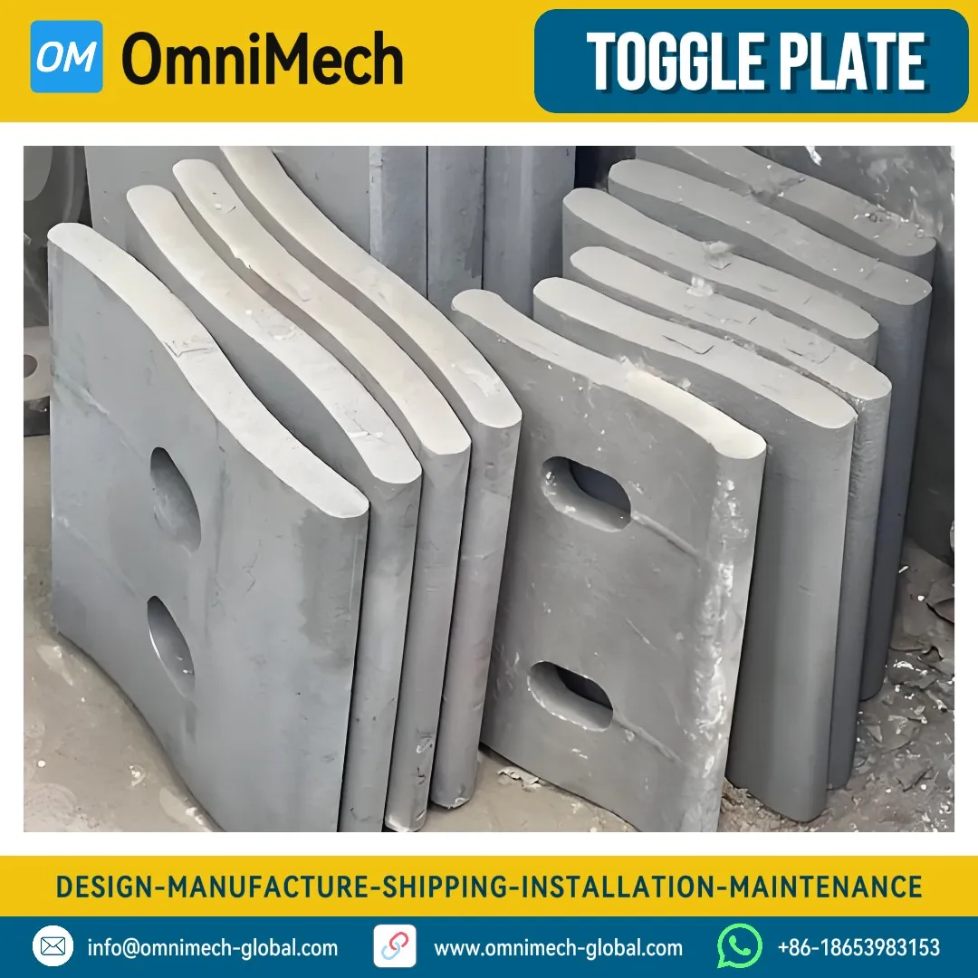 Toggle Plate for Jaw Crusher-Jaw Crusher Parts-Gray Cast Iron / Cast Steel / Carbon Steel