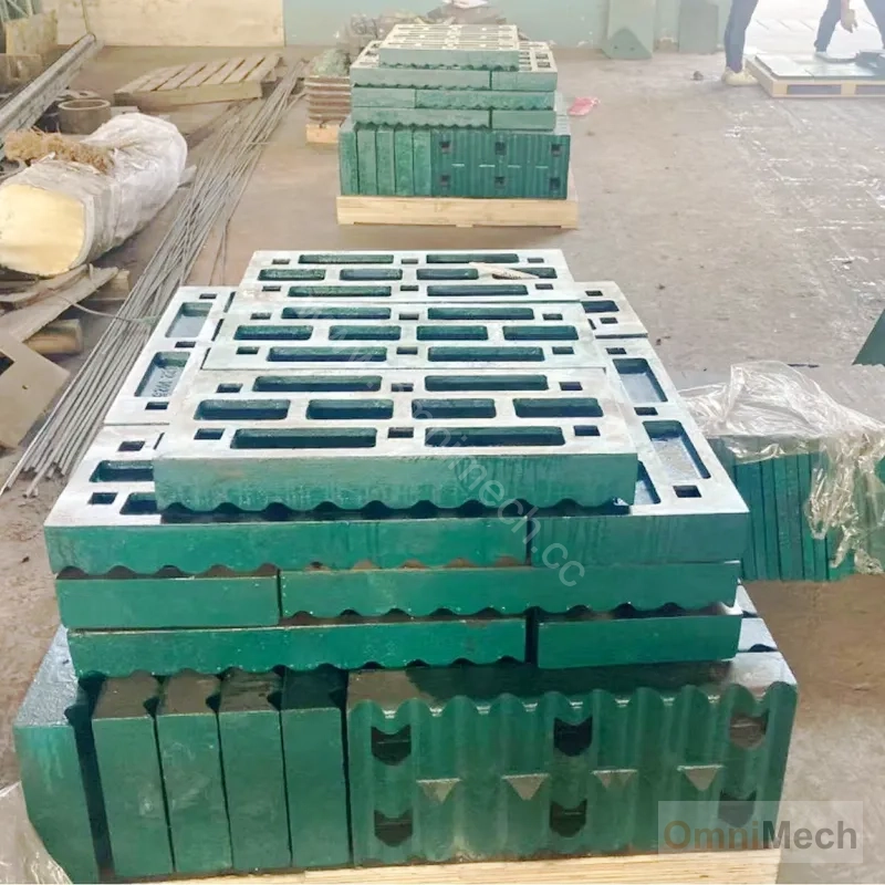 High Manganese Jaw Plate PE400-Jaw Crusher Parts-Mn13Cr2 High Manganese Steel - View 3