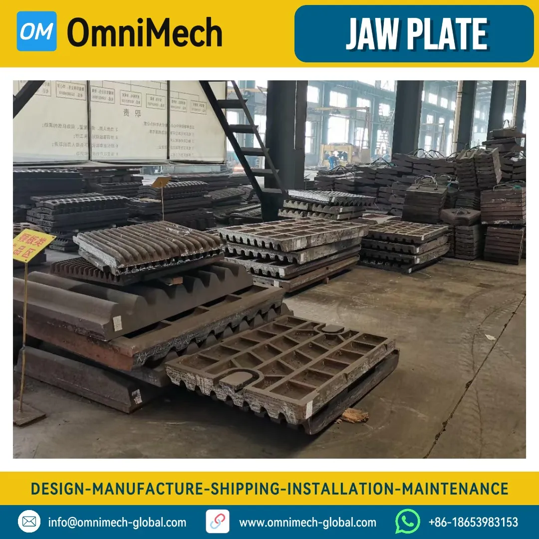 Corrugated Surface Manganese Jaw Plate