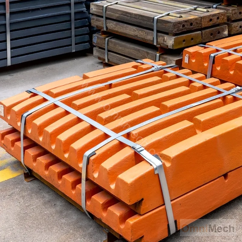 Heavy Duty Manganese Jaw Plate-Jaw Crusher Parts-Mn13Cr2 / Mn18Cr2 High Manganese Steel - View 2