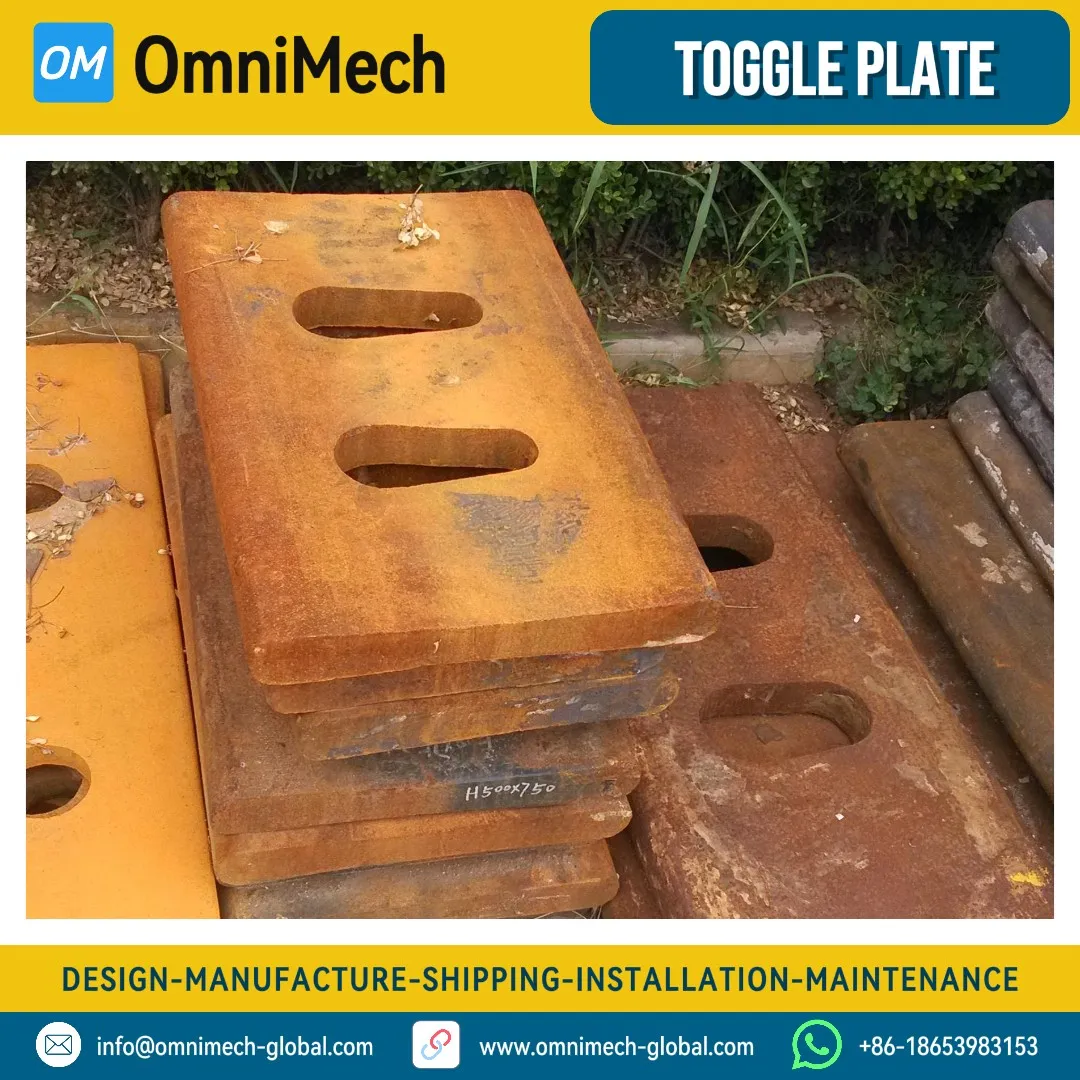Cast Iron Toggle Plate for Jaw Crusher-Jaw Crusher Parts-Gray Cast Iron HT200 / HT250
