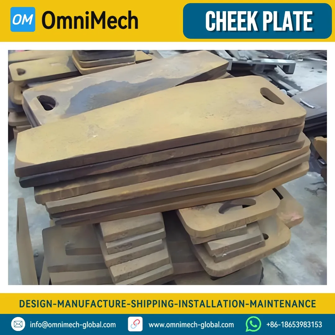 Cheek Plate for Jaw Crusher-Jaw Crusher Parts-Mn13Cr2 High Manganese Steel - View 2