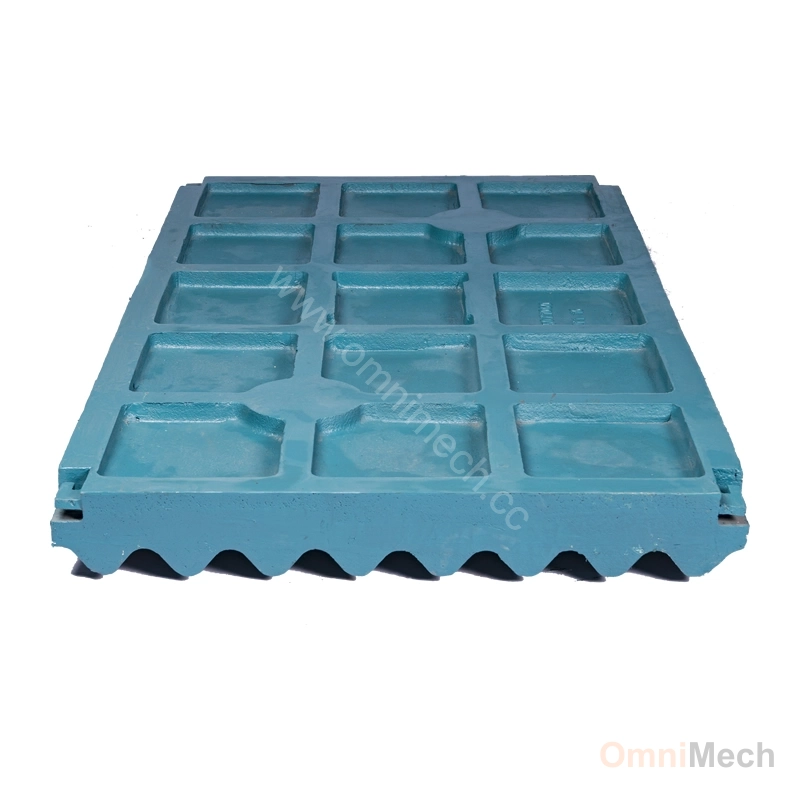 Mn22Cr2 Fixed Jaw Plate Liner-Jaw Crusher Parts-Mn22Cr2 High Manganese Steel - View 3